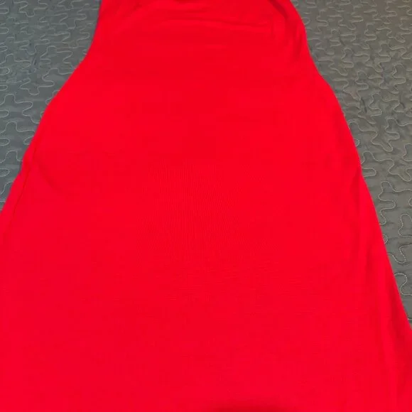 WoolX Cassie Dress Midi Length With Pockets "Viva Magenta" Pink - Picture 11 of 11